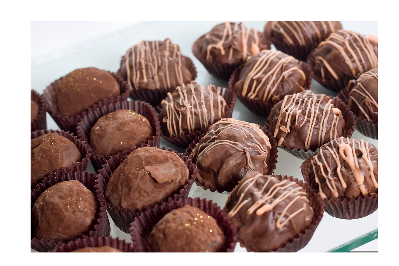 Chocolate bonbons for ChocoFest