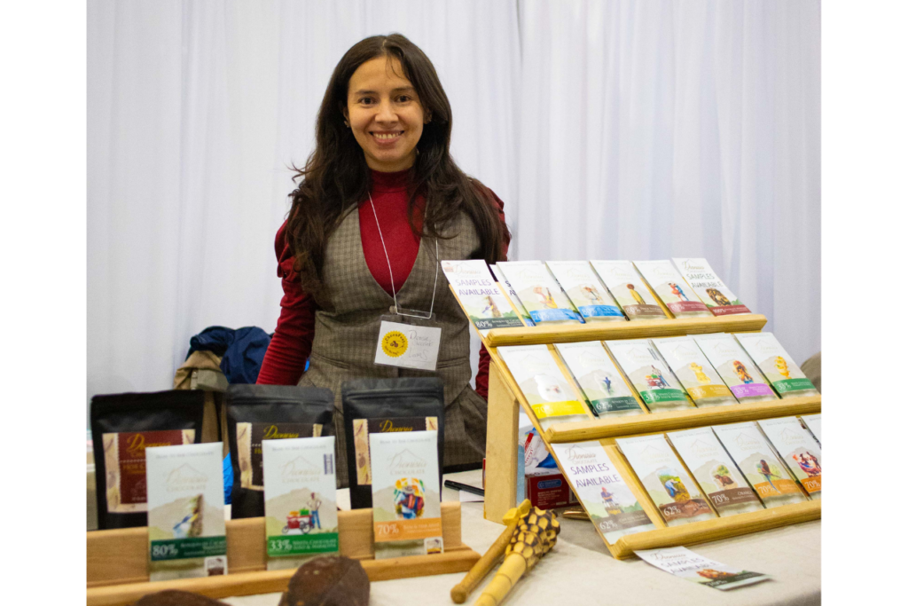 Dionisia Chocolate maker at ChocoFest