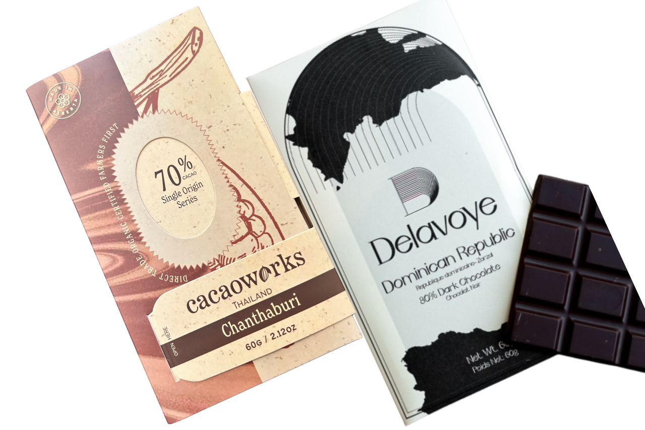artisan chocolate bars at ChocoFest