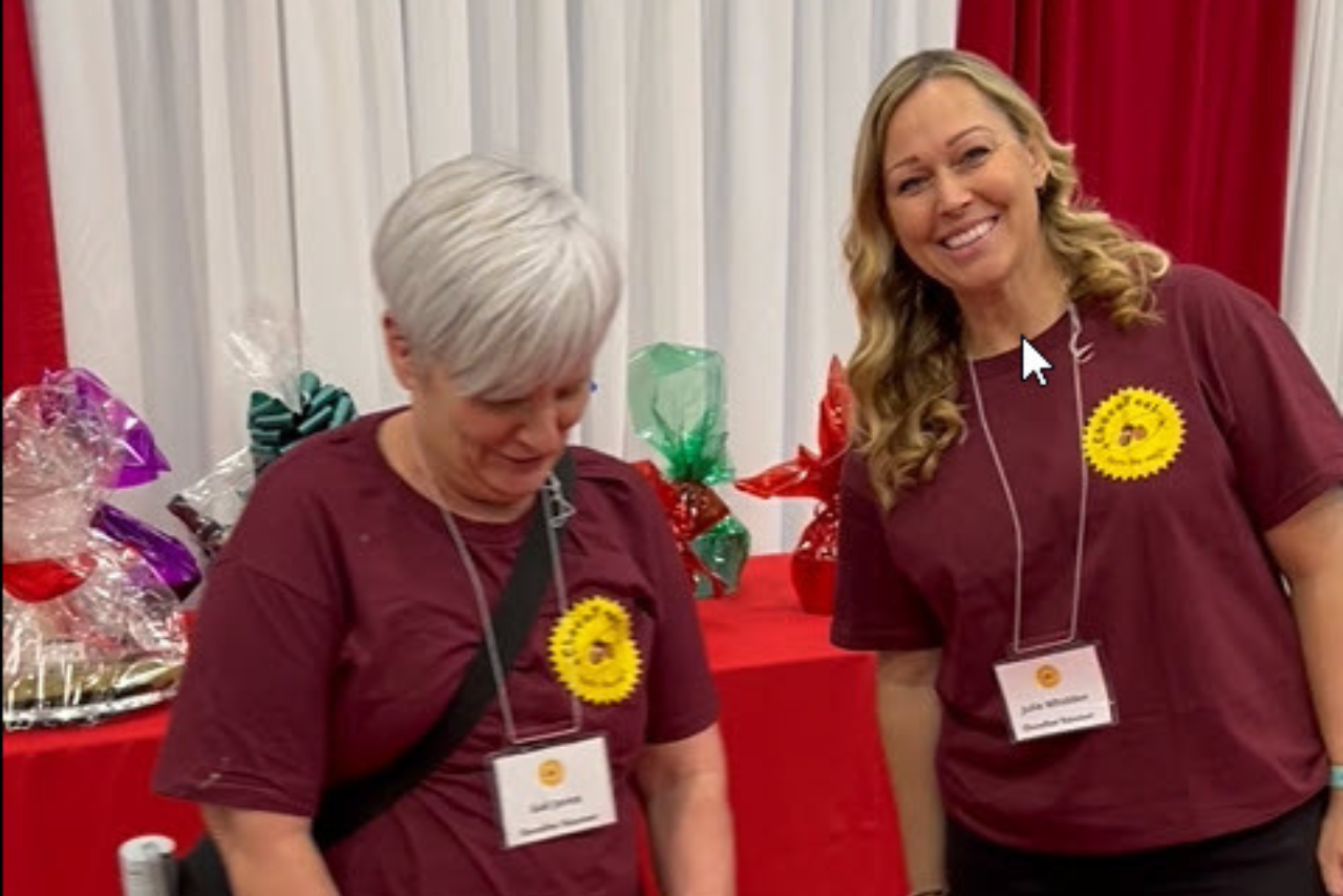 Smiling volunteers at ChocoFest